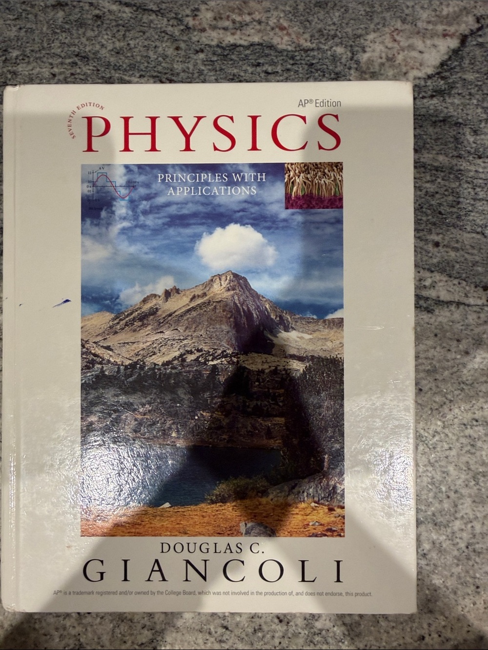 AP 7th Editoon Physics Douglas C Giancoli Textbook -  Pearson